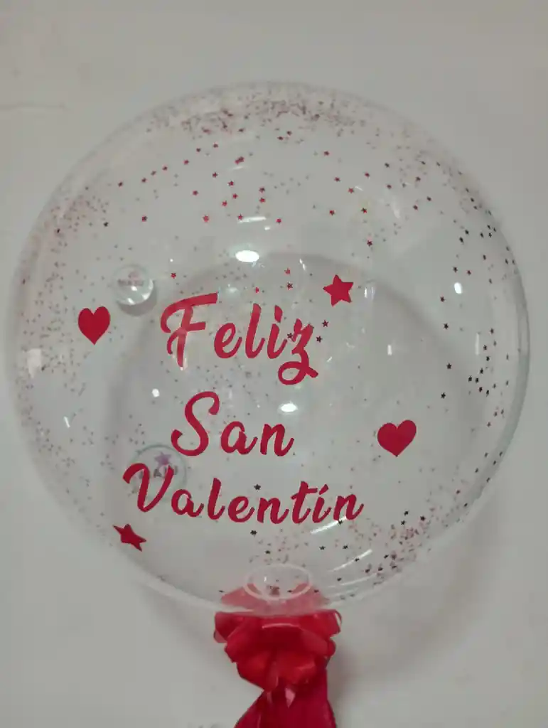 Globo Burbuja San Valentín