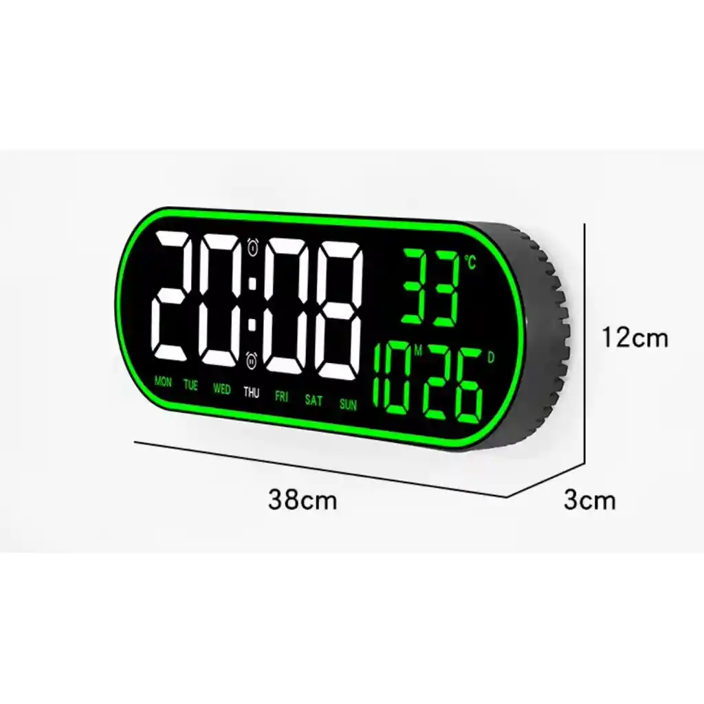 Reloj Digital Despertador Alarma Termometro