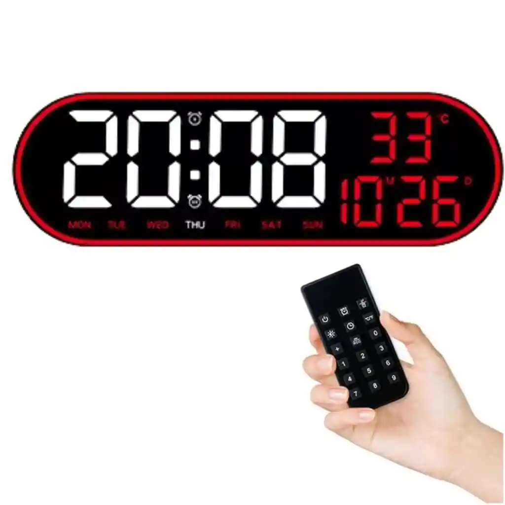 Reloj Digital Despertador Alarma Termometro