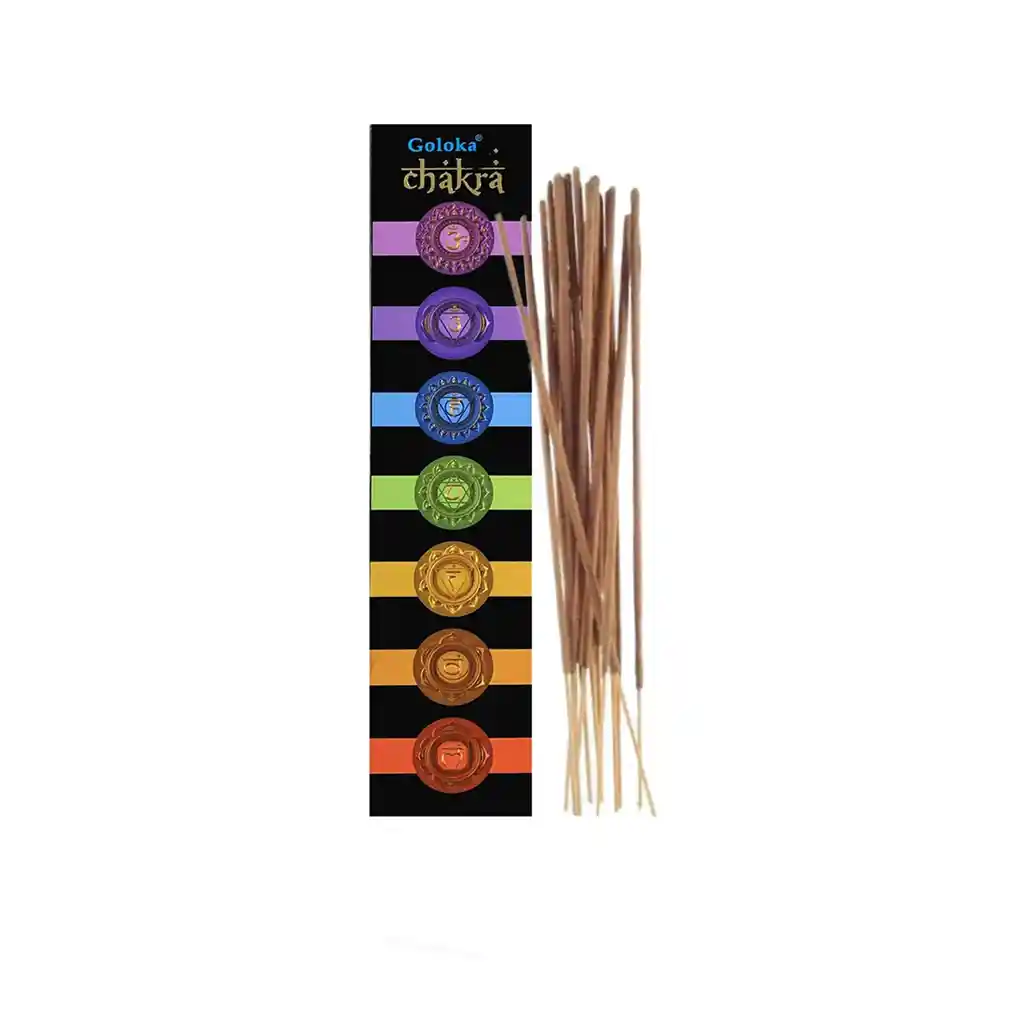 Incienso Goloka Chakra Equilibrio Espiritual Y Armonía