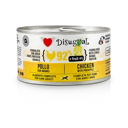 Lata Disugual Para Perro Pollo Y Piña 150g