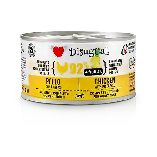 Lata Disugual Para Perro Pollo Y Piña 150g