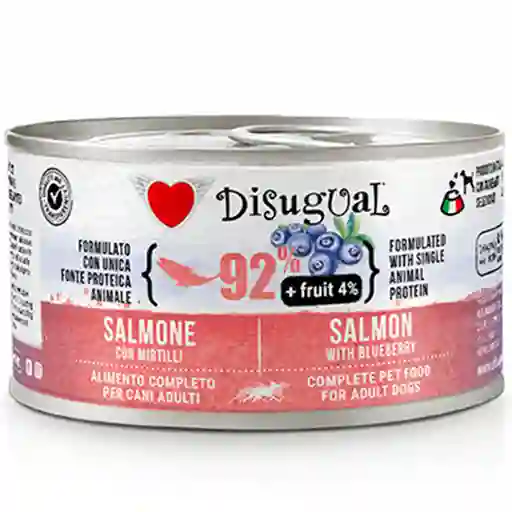 Lata Disugual Para Perro Salmón Y Arandanos 150g