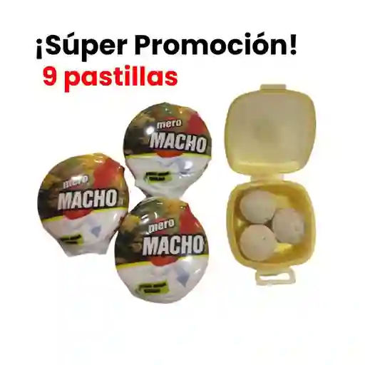 Mero Macho Potenciador Sexual Masculino X9 Comprimidos Oferta