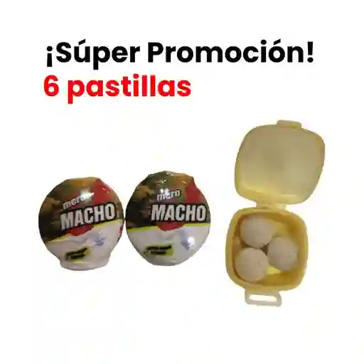 Mero Macho Potenciador Sexual Masculino X6 Comprimidos Oferta