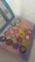 Cuaderno Cocido 50h Cuadros Niña Torreon Con Stickers