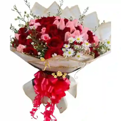 Buquet De 60 Rosas