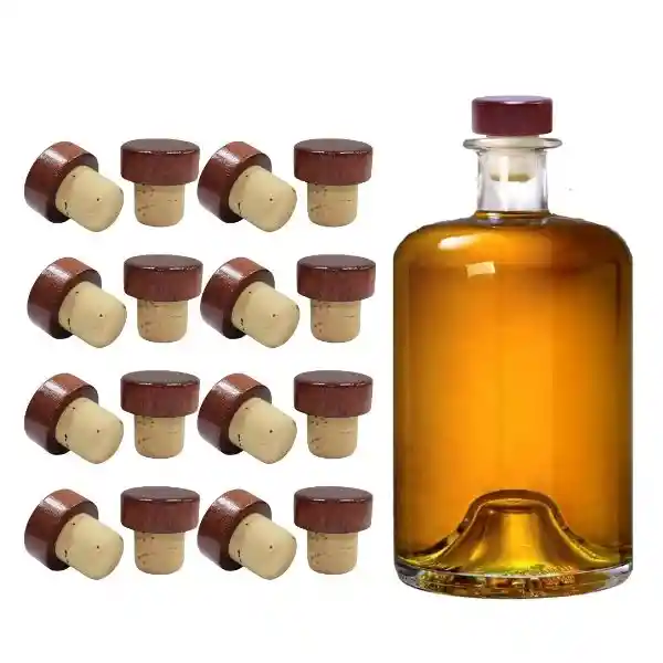 Tapones De Corcho Savabrown En Forma De T Para Botellas De Licor (set X 500 Unidad)