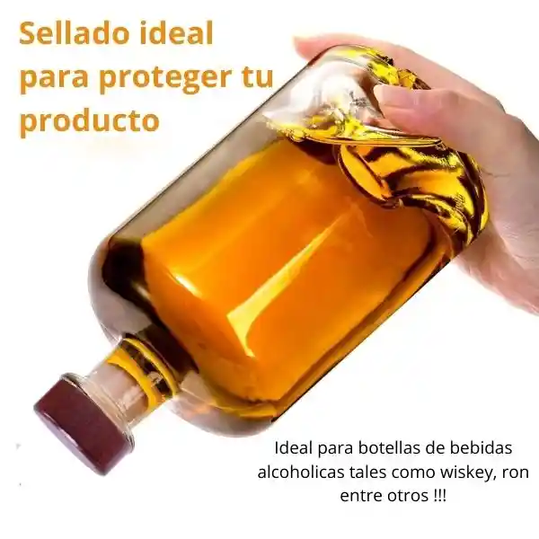 Tapones De Corcho Savabrown En Forma De T Para Botellas De Licor (set X 500 Unidad)