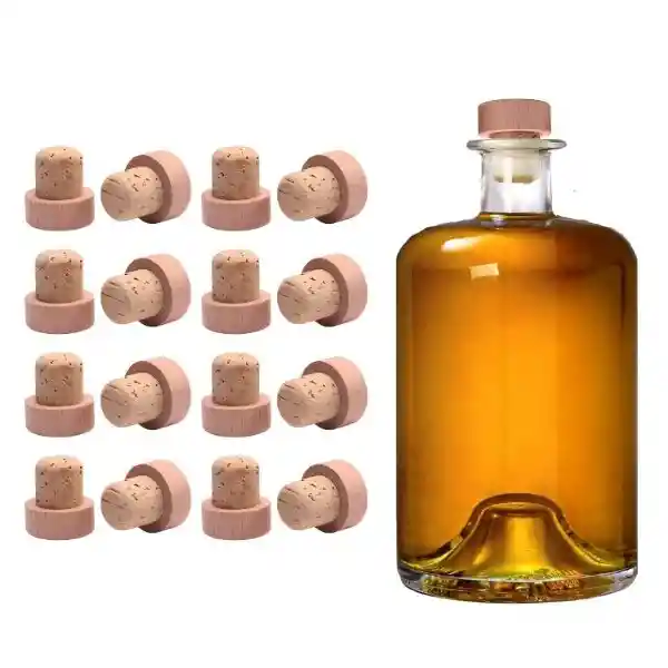 Tapones De Corcho Blondi En Forma De T Para Botellas De Licor (set X 500 Unidad)