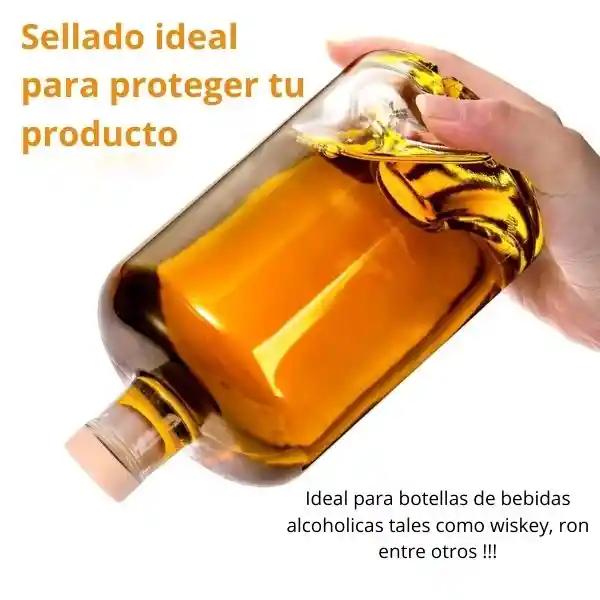 Tapones De Corcho Sintético En Forma De T Para Botellas De Licor (set X 100 Unidad)