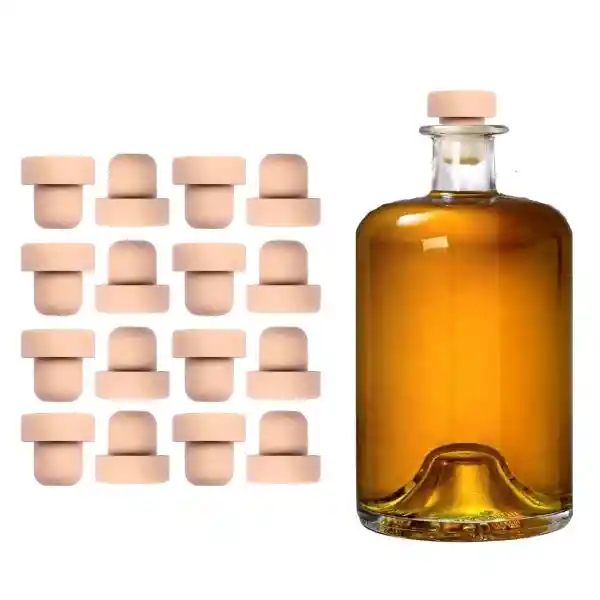 Tapones De Corcho Sintético En Forma De T Para Botellas De Licor (set X 500 Unidad)