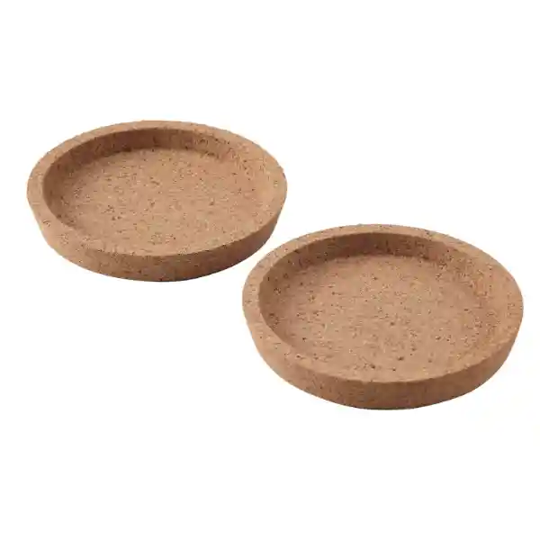 Portavasos De Corcho Minimalistas Modernos Profundos Set X 6 Unid