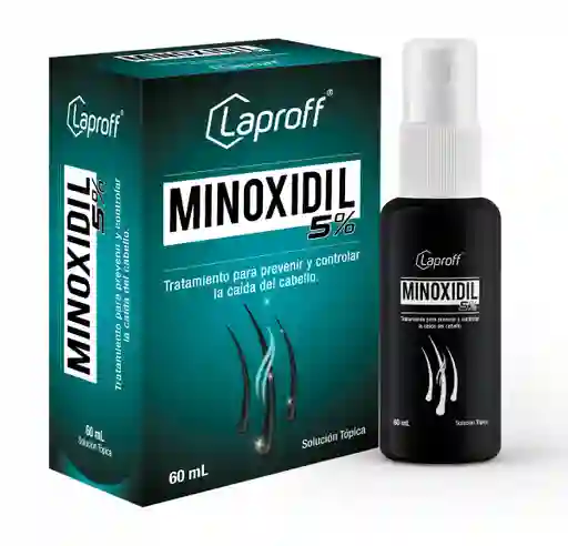 Minoxidil 5% Solución Laproff 60 Ml