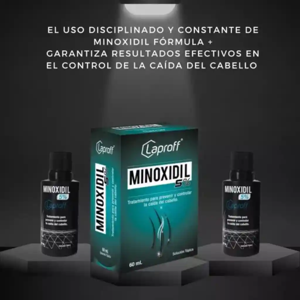 Minoxidil 5% Solución Laproff 60 Ml