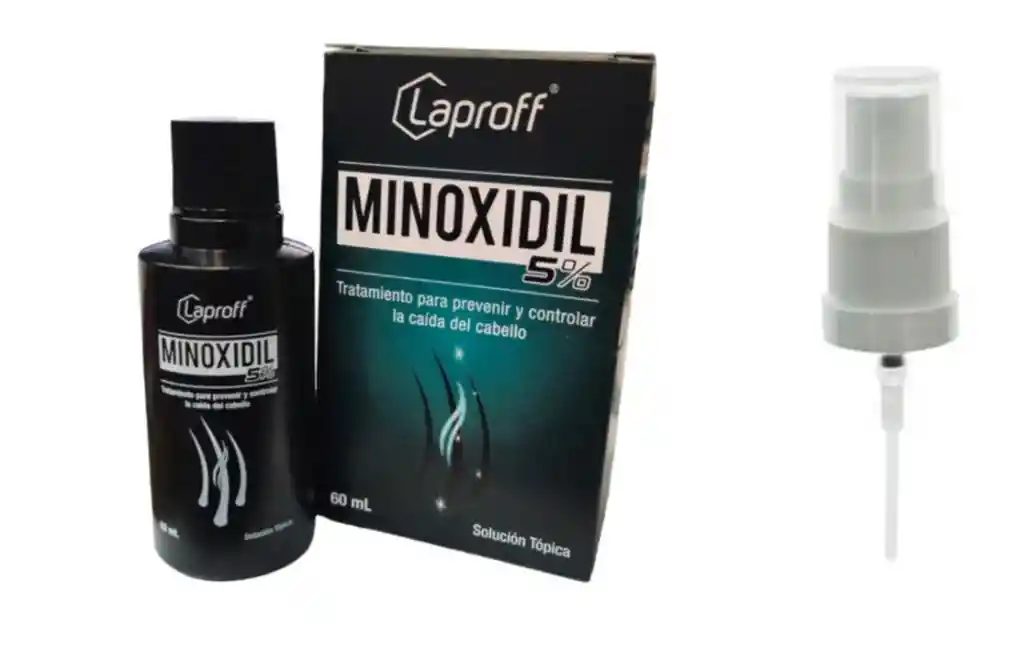 Minoxidil 5% Solución Laproff 60 Ml