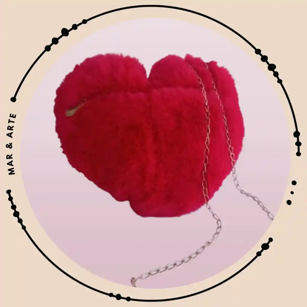Bolso Corazon Rojo