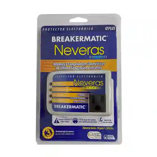 Breakermatic Protector Para Nevera Digital 110v 10a 3t Pme110-e Trq