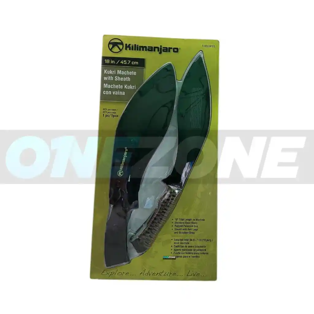 Machete Climanjaro Cat En Acero Con Funda 18 Pulgadas