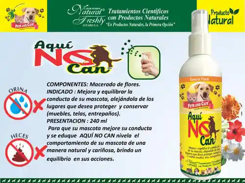 Aqui No Can Esencia Para Adiestramiento De Perros