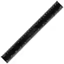 Regla Negra 30cm Milan