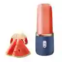 Licuadora Azul Doble Vaso Small Potente Y Compacta