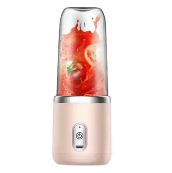 Licuadora Doble Rosado Vaso Small Potente Y Compacta
