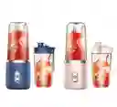 Licuadora Azul Doble Vaso Small Con Cuchillas De Acero Inoxidable