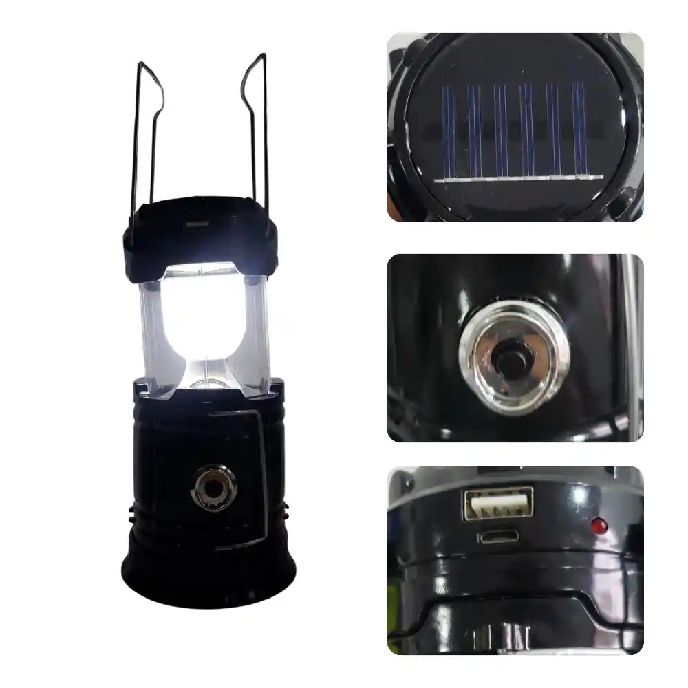Linterna Luz Farol Camping Portatil