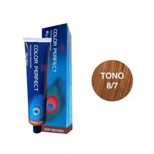 Wella Color Perfect Rubio Claro Marron 8/7 60ml