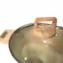 Olla Mediana Antiadherente Revestimiento De Granito Aluminio 24cm