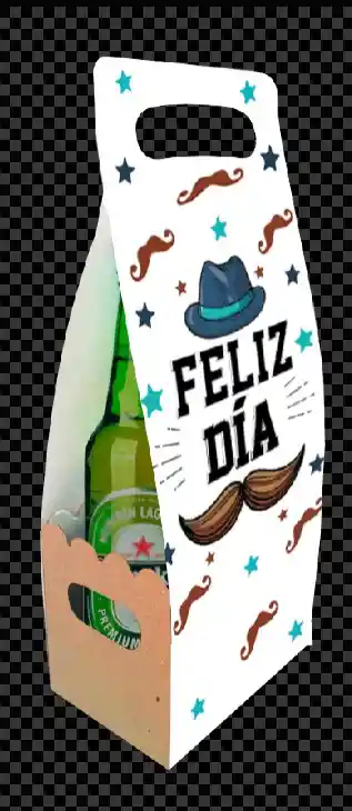 Caja Canasta Feliz Dia Sombrero X 1 Unidad