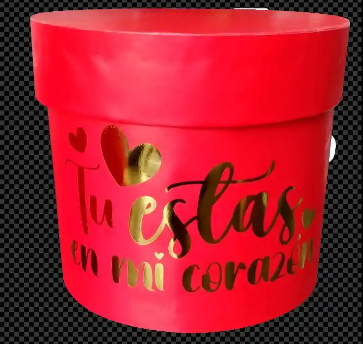 Caja Cilindro Pequeña Roja Elite X 1 Unidad