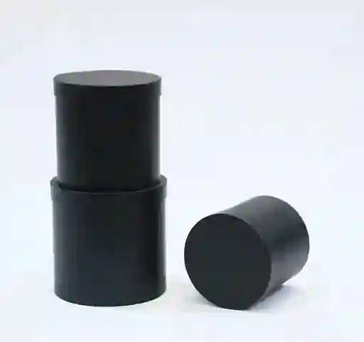 Caja Cilindro Grande Negra X 1 Unidad