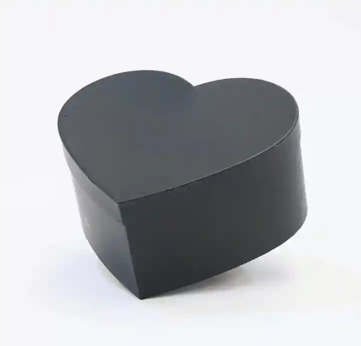 Caja Corazon Grande Negra X 1 Unidad
