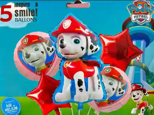 Bouquet Marshall Paw Patrol X 5 Piezas