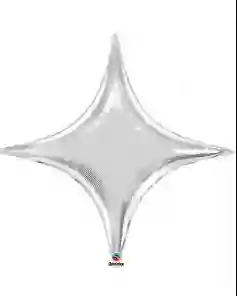 Globo Starpoint 40" Plateada Qualatex