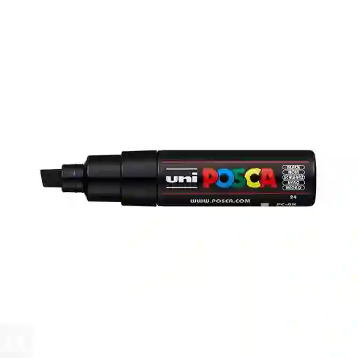 Posca Pc8k Punta Gruesa Negro Unidad