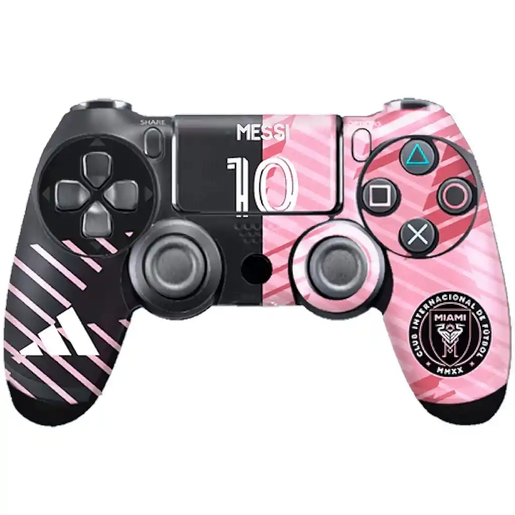 Control Aaa Ps4 Con Dualshock 4 Jr Edicion Especial Messi Inter Miami