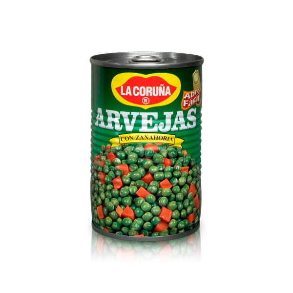La Coruña Arvejas con Zanahoria 580 g