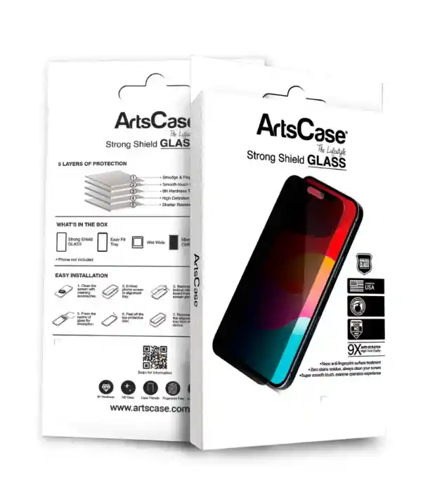 Vidrio Templado Arts Case Elite Privacy Para Iphone 16 Pro Max