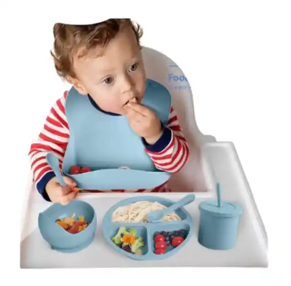 Vajilla Para Bebés De Silicona: Práctica, Resistente Y Segura