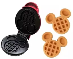 Mini Waflera Mickey Mouse Wafles Infantiles Niños Electrica Antiadherente