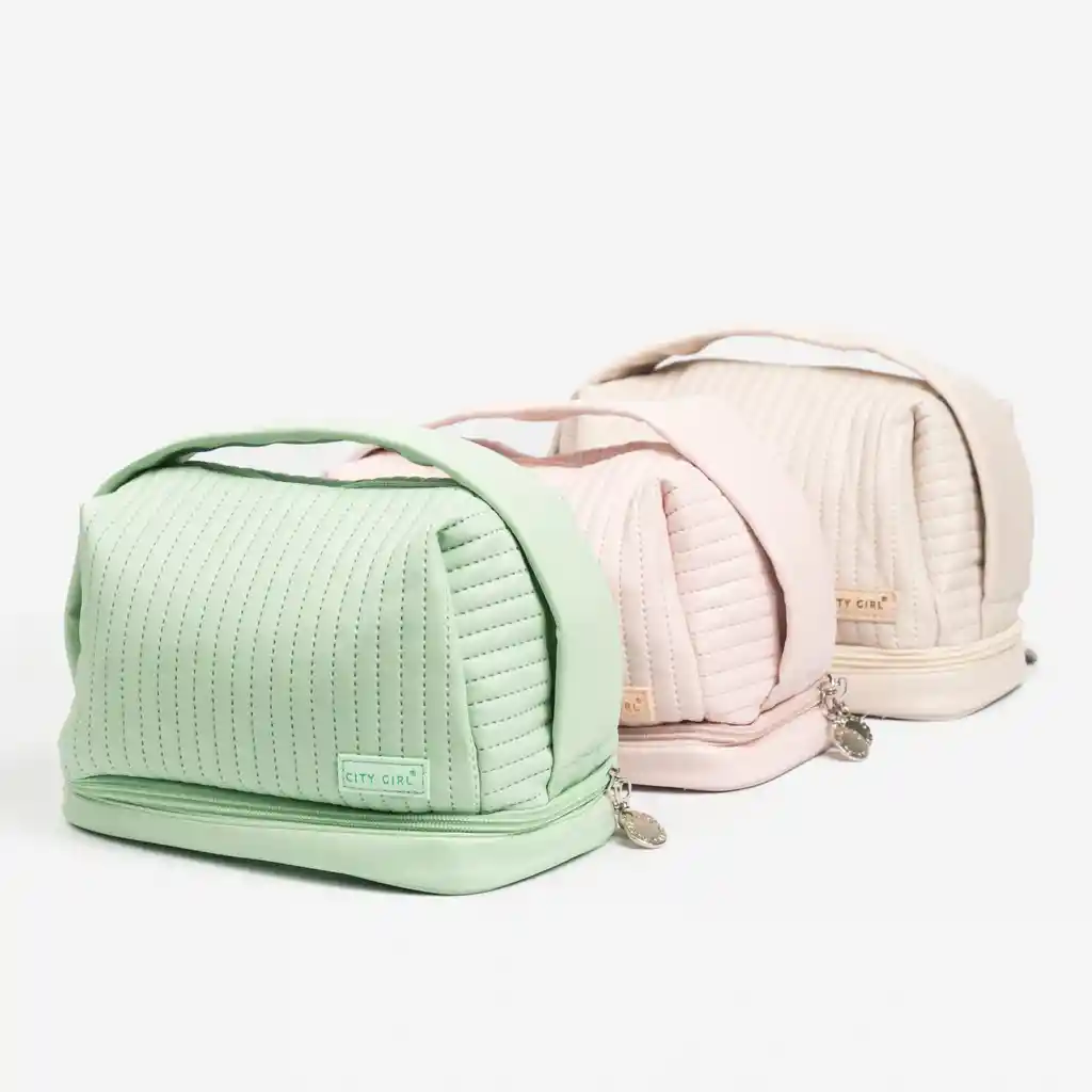 Bolso Organizador Cosmetiquera Impermeable De Piel Sintética, Portátil Para Maquillaje, Viaje, Camping, Baño
