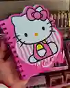 Libreta Hello Kitty Corazon De Rayas