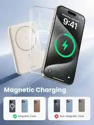 Cargador Inalámbrico Ugreen Crema 5000mah (25207)