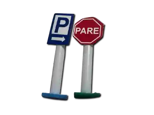 Señal De Transito Para Maqueta Pequeño
