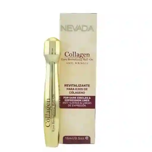 Revitalizante De Colágeno Para Los Ojos Roll-on Anti-ojeras Y Líneas De Expresión 15 Ml