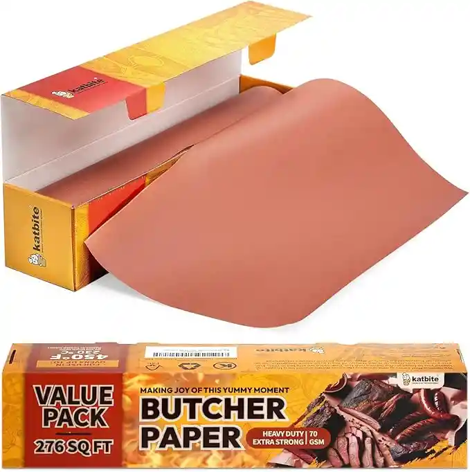 Papel De Carnicero Kraft Rosa 60 Metros X 18 Pulgadas Butcher Paper