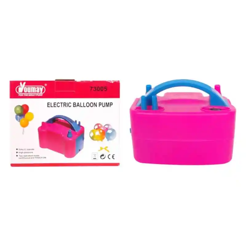 Inflador De Bombas/globos Electrico - Rosado